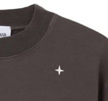 Stone Island Cotton Stretch Stellina Sweatshirt In Grey