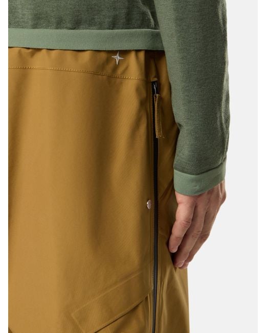 Stone Island Stellina Gore-Tex Pants In Tan