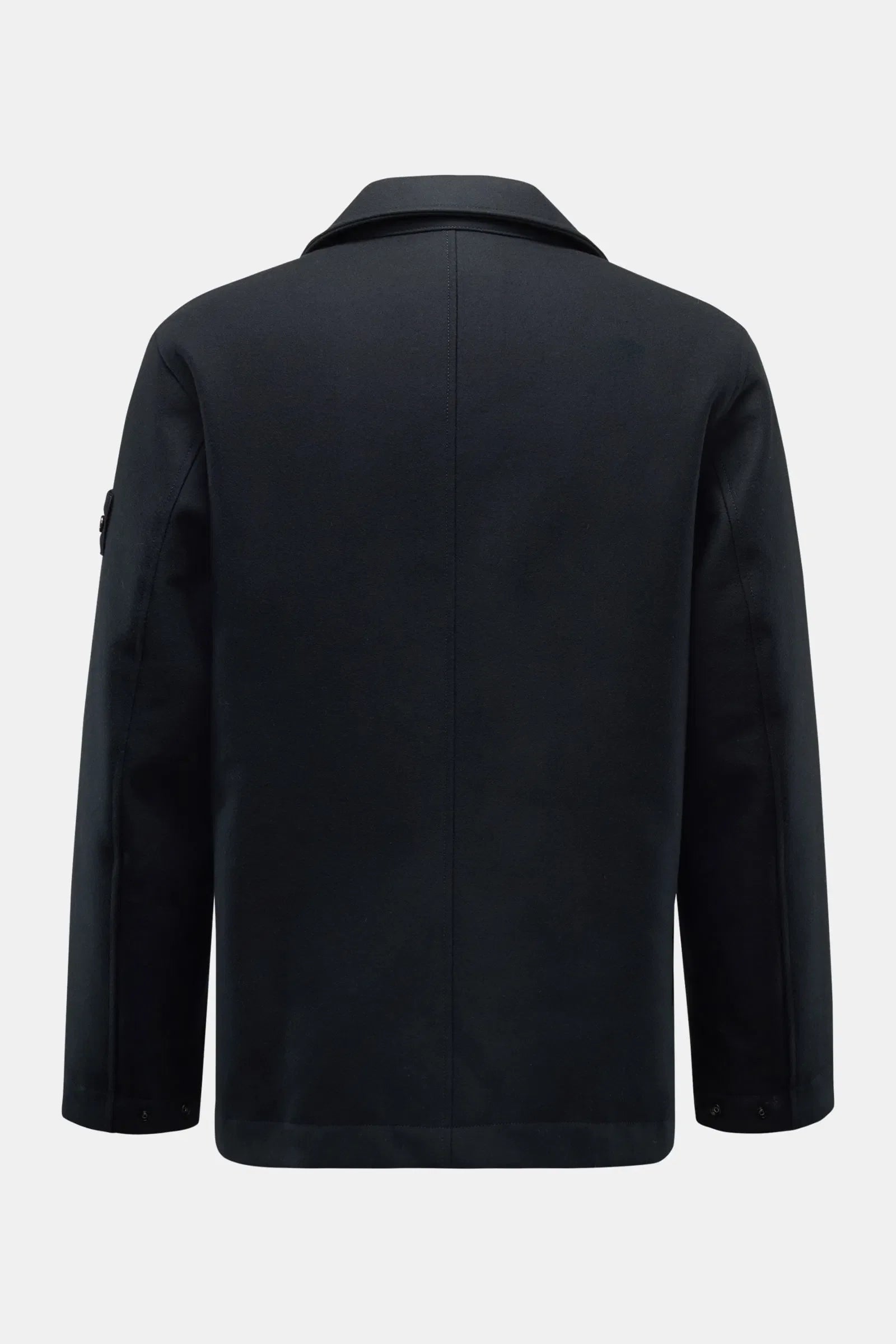 Stone Island Performance Flannel Ghost Piece In Navy