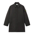 Stone Island Micro Twill Padded Jacket In Grey