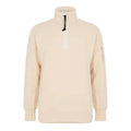 Cp Company 16cm Diagonal Raised Quarter Zip Lens Sweatshirt In Pistachio Shell