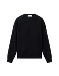 Stone Island Rws Light Knit Sweatshirt In Black