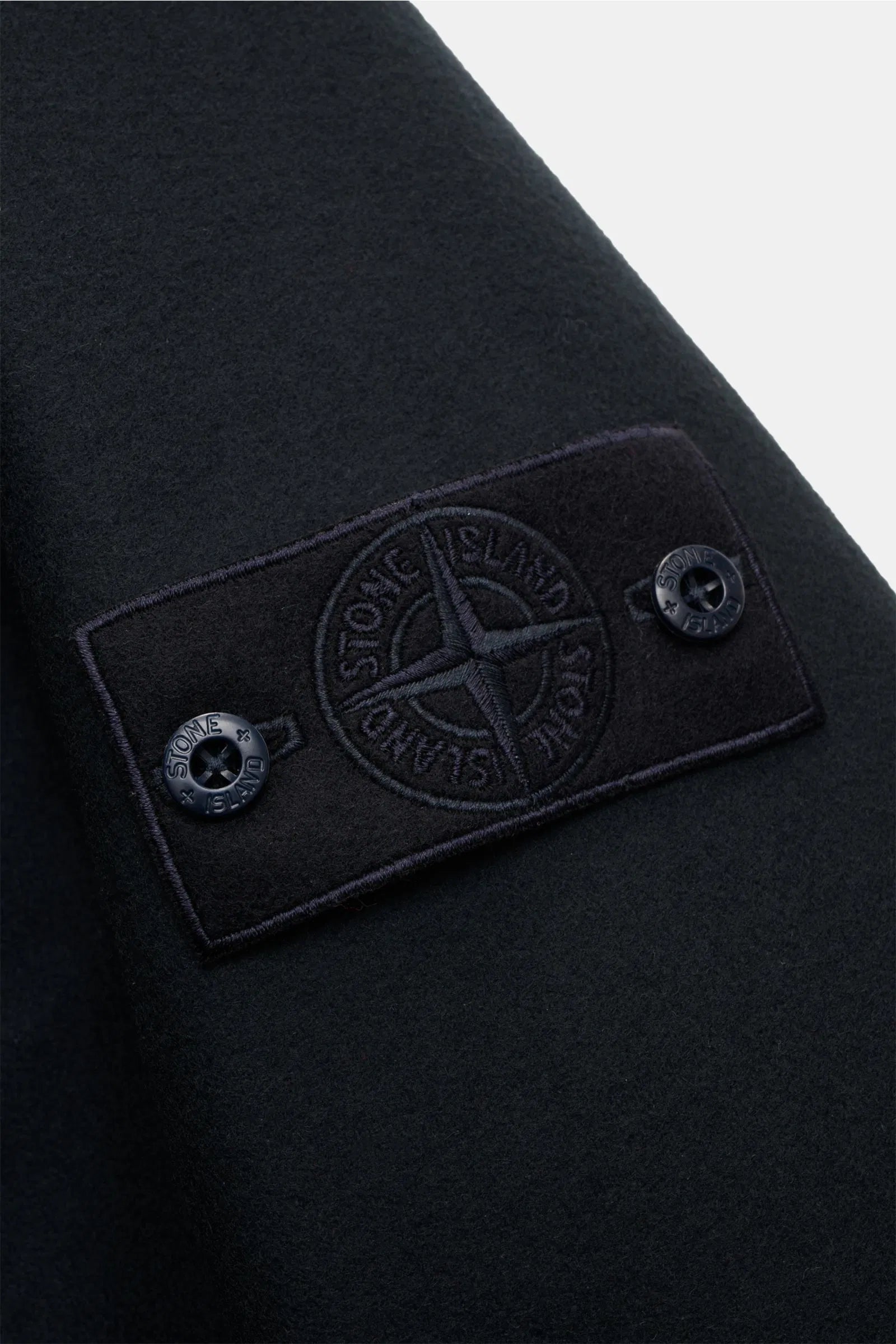 Stone Island Performance Flannel Ghost Piece In Navy