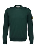 Stone Island Rws Light Knit Sweatshirt In Bottle Green