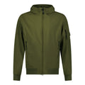 Cp Company S/S Lens Soft Shell Jacket In Ivy Green