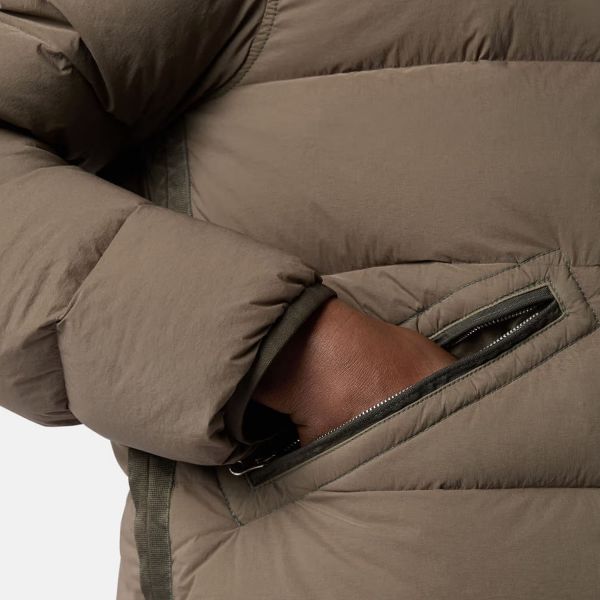 Stone Island Seamless Tunnel Nylon Down-Tc Jacket In Walnut Brown