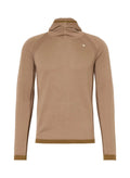 Stone Island Stellina Primaloft Bio Recycled Wool Hoodie In Tan