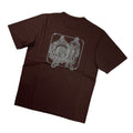 Cp Company 049A Graphic Logo T-Shirt In Rum Raisin