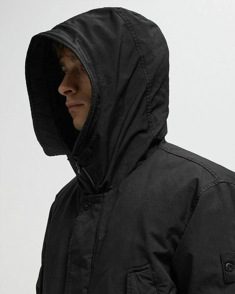 Stone Island David-Tc Ghost Parka In Black
