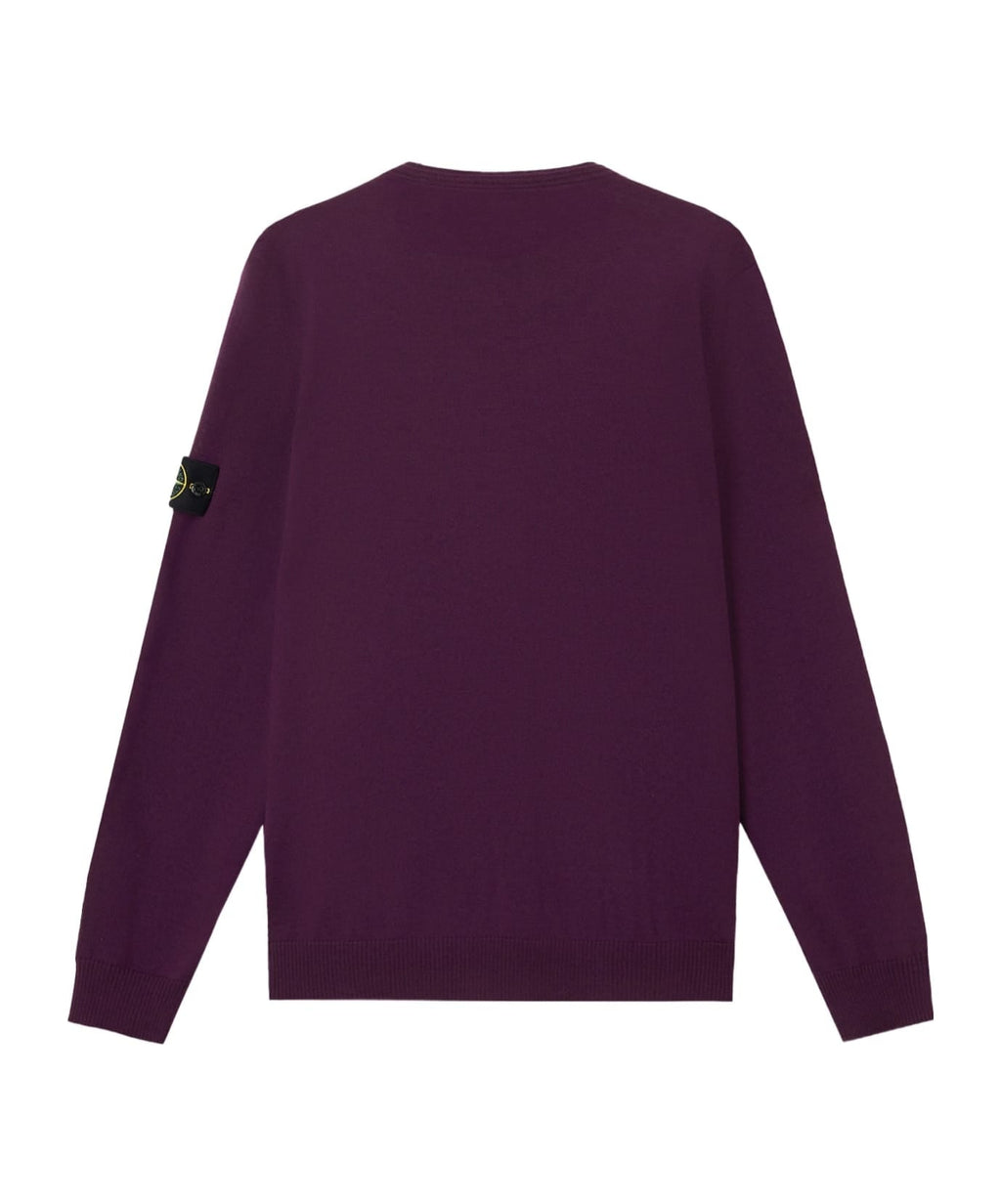 Stone Island Rws Light Knit Sweatshirt In Amaranth