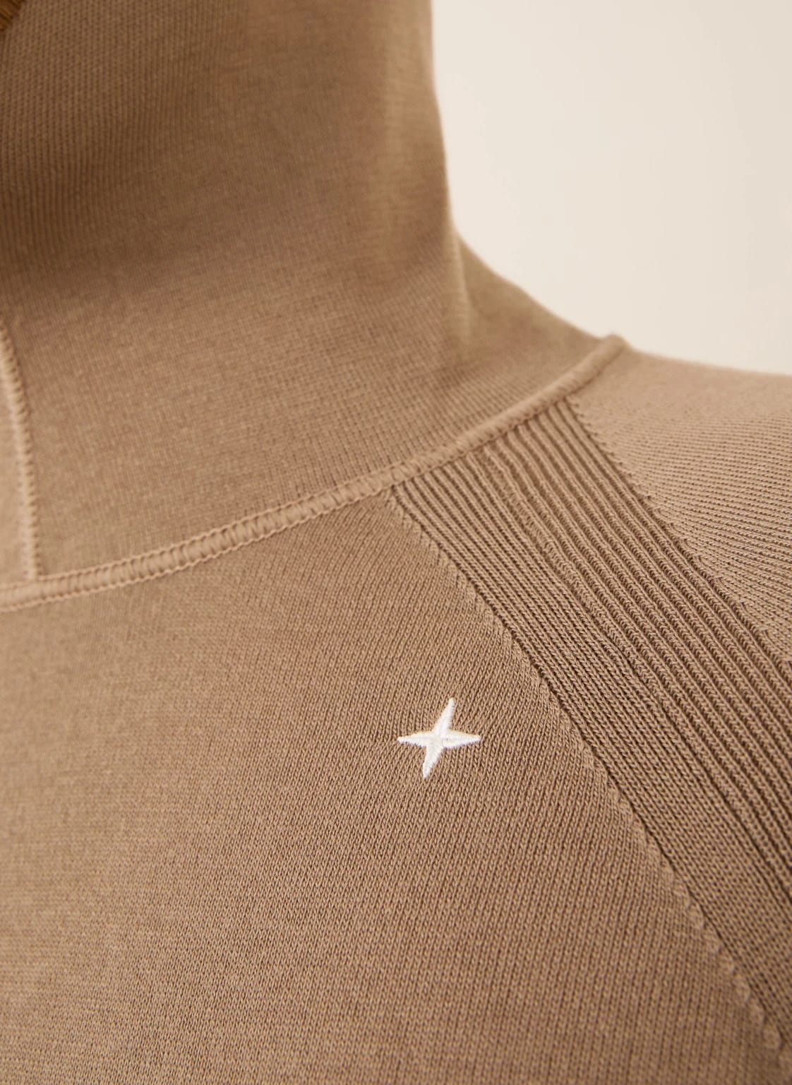 Stone Island Stellina Primaloft Bio Recycled Wool Hoodie In Tan