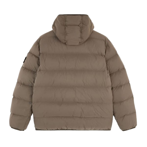 Stone Island Seamless Tunnel Nylon Down-Tc Jacket In Walnut Brown