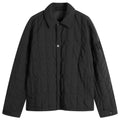 Stone Island Nylon Smerigliato Ghost Primaloft Overshirt In Black