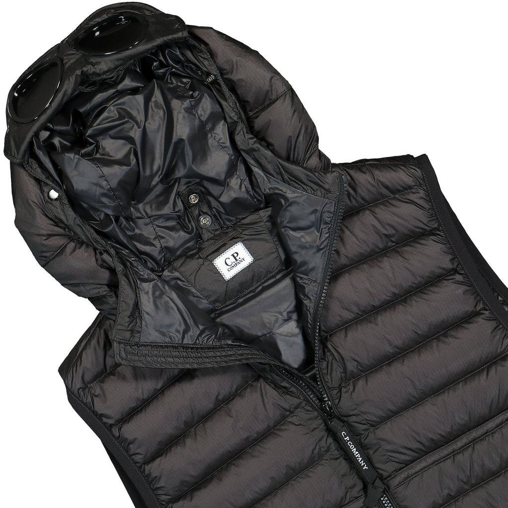 Cp Company D.D Shell Down Gilet In Black