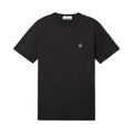 [Stone Island] Compass Logo Cotton T-Shirt in Black