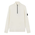 [Stone Island] Cotton Quarter- Zip Knit