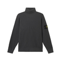 [Stone Island] Full Rib Wool Knit Turtleneck in Lead Grey