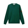 [Stone Island] Light Pure Wool Crewneck Knit in Juniper