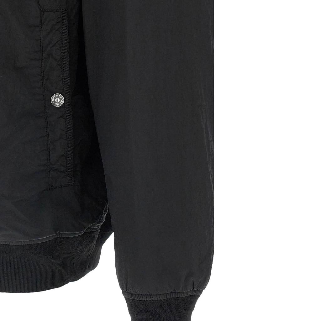 [Stone Island] Nylon Metal Bomber Jacket in Black