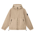 [Stone Island] Organic-Look Nylon Panama-TC Hooded Jacket