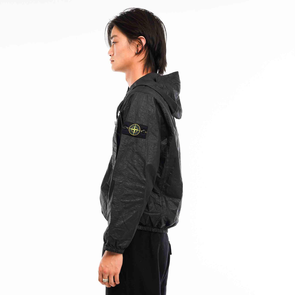 [Stone Island] Pullover Overshirt in Black