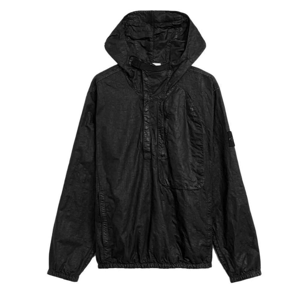 [Stone Island] Pullover Overshirt in Black