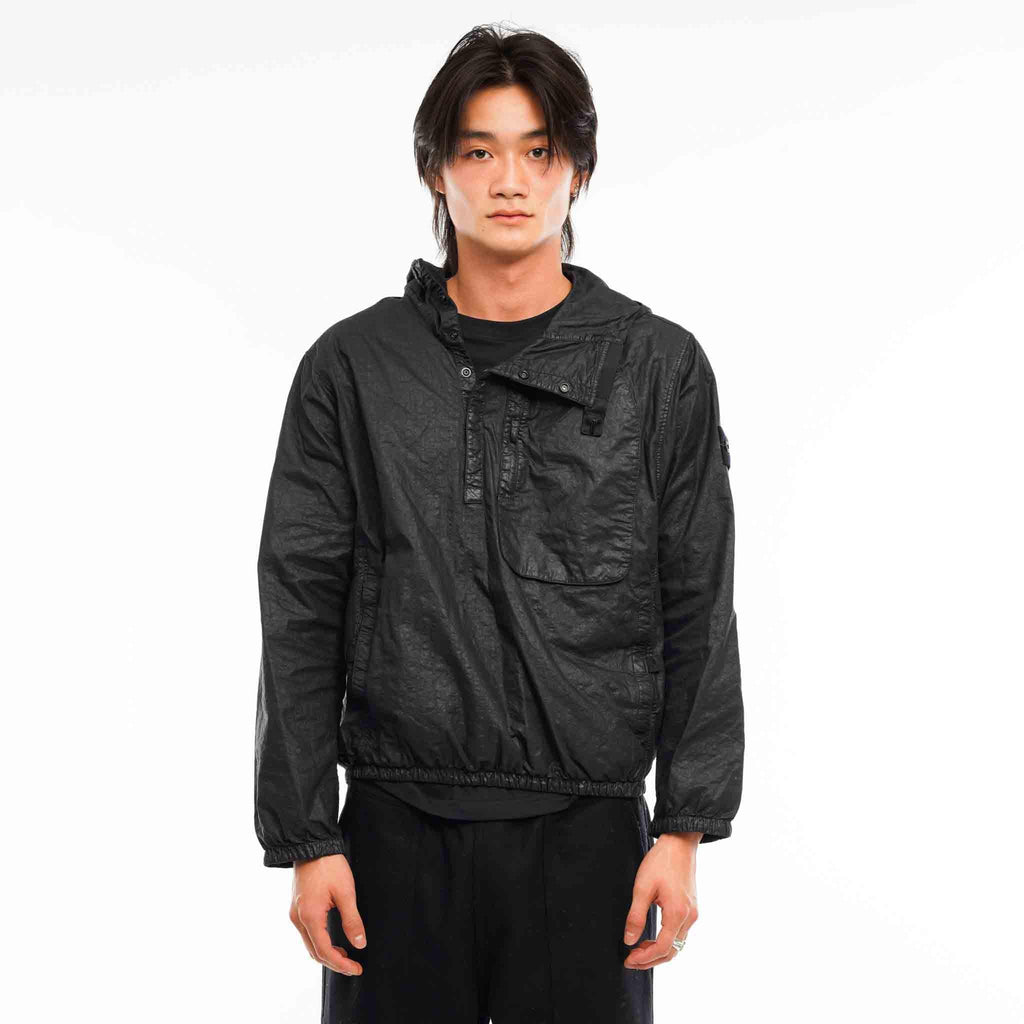 [Stone Island] Pullover Overshirt in Black