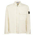 [Stone Island] Stretch Organic Cotton Twill Garment Dyed Shirt